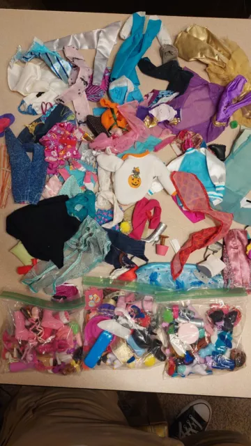 Barbie Dolls And Others Large Lots Clothes And Accessories See WOW Alot