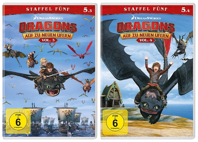 Dragons Auf Zu Neuen Ufern Vol 5 Dvd DRAGONS - AUF zu neuen Ufern - Staffel 5 / Vol. 3+4 # DVD-SET-NEU EUR
