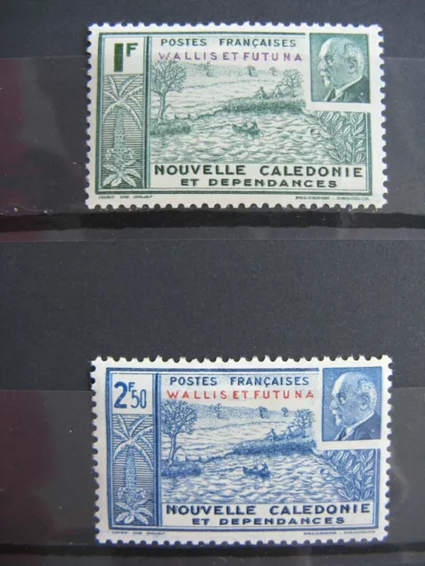 FRANCE neufs  WALLIS ET FUTUNA  n° 90, 91 avec traces de charnières