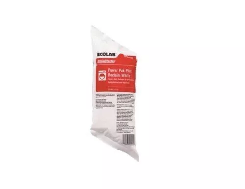 ECOLAB Stainblaster Power Pak Plus Reclaim White, 1.2 lb EA