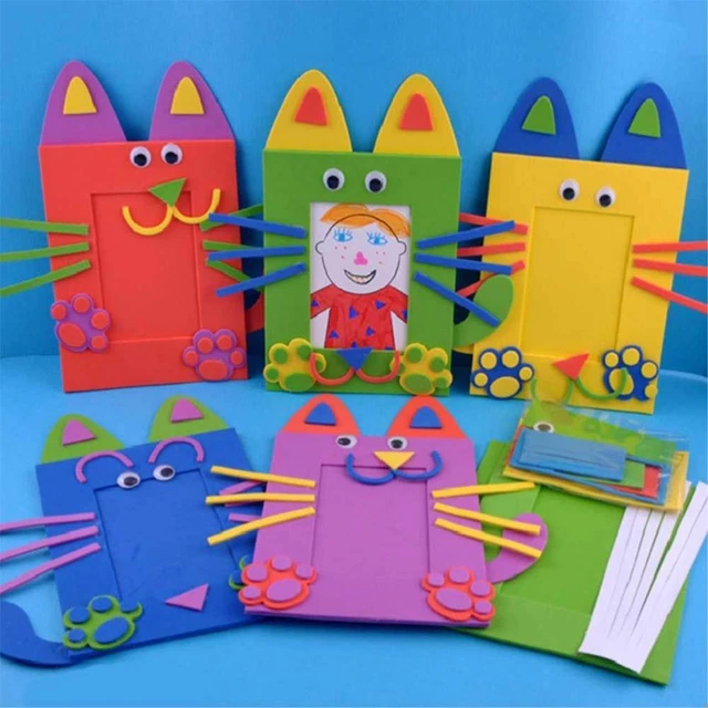 Handcraft Material Animal Photo Frame DIY Kit Easter Bunny Picture Toddler