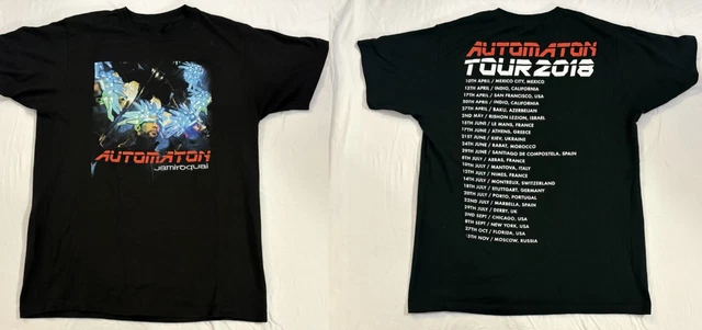JAMIROQUAI - AUTOMATON tour 2017 white tee (xl) £9.99 - PicClick UK