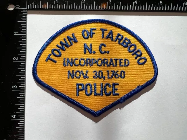 VINTAGE OBSOLETE Tarboro Town North Carolina NC Police Dept Patch