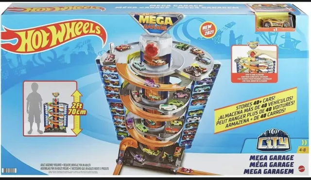 Pista Hot Wheels City Stunt Garage Mattel - Gnl70