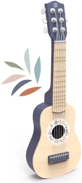 Chitarra di Legno bambini corde musicali Giocattolo Colore da Musicale Strume...