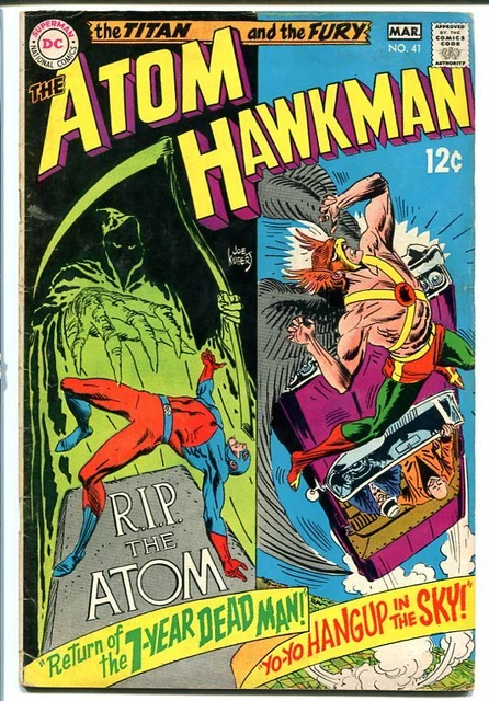 Atom And Hawkman #41  1969 - DC  -VG - Comic Book