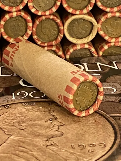 Wheat Cent Roll Plus A 1909 Indian Head Ender! 1909-1959 “Wheaties” Search Is On