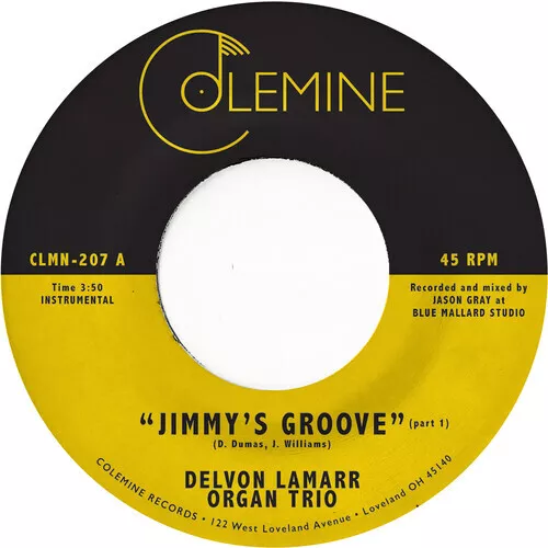 Delvon Lamarr Organ Trio - Jimmy's Groove [New 7" Vinyl]