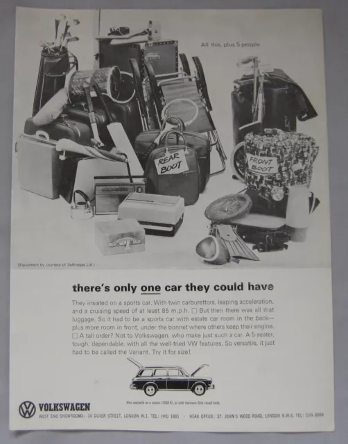 1964 VW estate Original advert