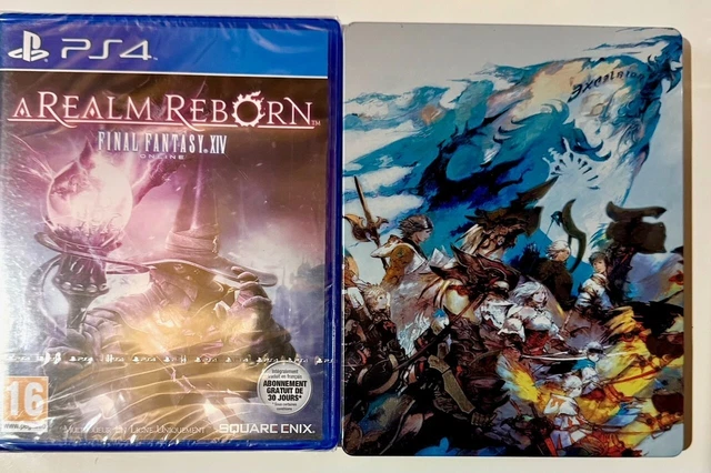 FINAL FANTASY XIV Online A Realm Reborn Ps4 Fr Neuf + Steelbook EUR 29