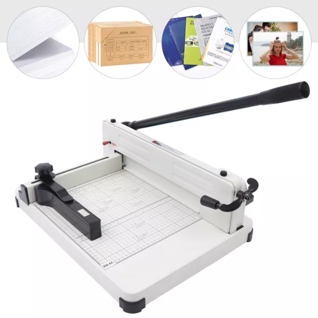 12" Paper Cutter 400 Sheets Commercial Heavy Duty Guillotine Paper Trimmer