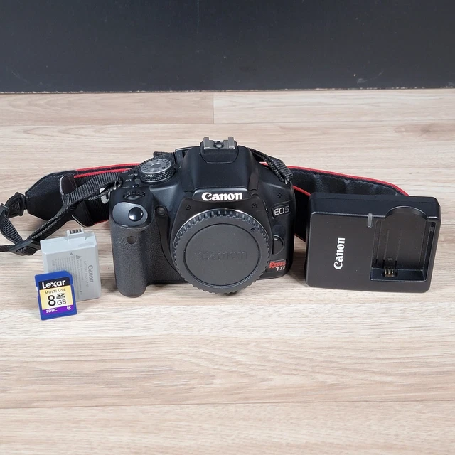 Canon EOS Rebel T1i 15.1MP Digital SLR DSLR Camera Body - Fully Tested!