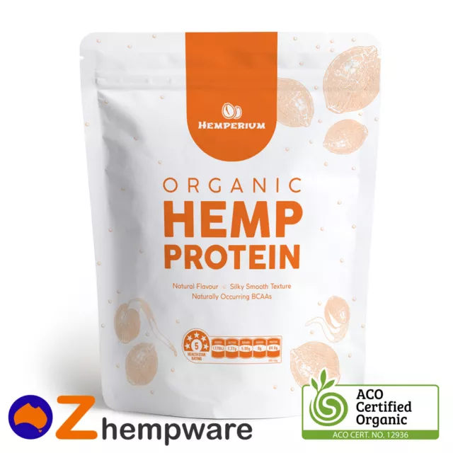 1kg Hemp Protein Powder Australian Certified Organic Plant Based Vegan Raw