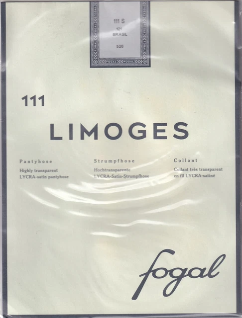 Collant FOGAL LIMOGES 111 coloris Brasil. Taille S. Ultra sheer tights