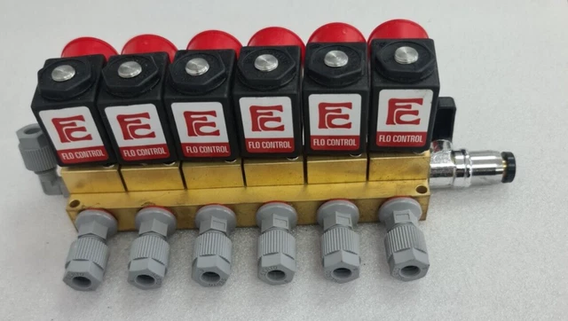 KORNIT DIGITAL FLO CONTROL 6x 619000/471 Solenoid Valves 24VCD