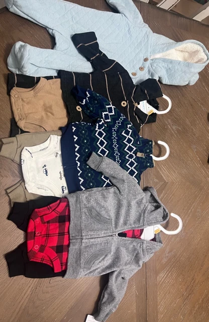 Carters baby boy size 3 months winter clothing  2