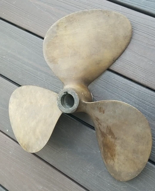 Vintage  3 Blade Bossler Sweezey ( B&S)  Bronze Boat Prop Propeller