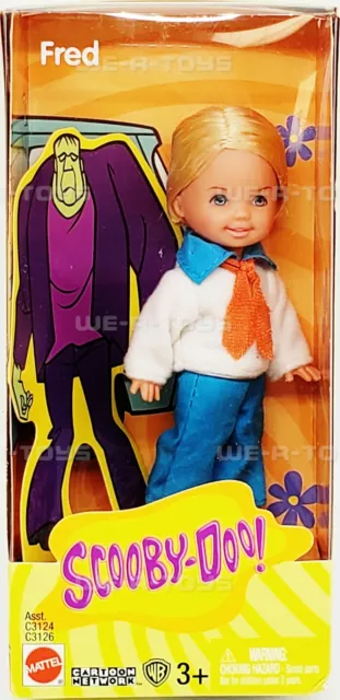 Barbie Scooby-Doo Tommy as Fred Doll Kelly Club Mattel 2003 #C3126 NEW
