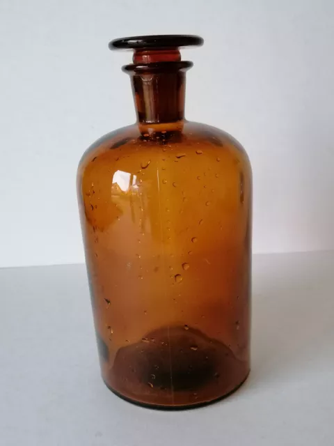 Laborflasche Laborglas Braunglas mit Schliff-Stopfen 1000 ml (Pos. 16)