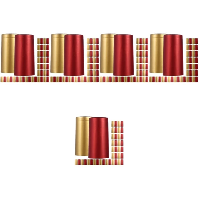 500 pz pellicola termoretraibile bottiglia vino PVC bottiglia tappo sughero bottiglie capsule vino