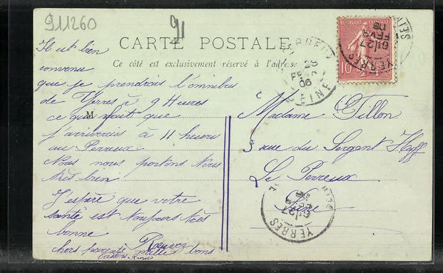 CPA Crosnes-sur-l´Yerres, Le Pont, Alte pont 1906 2