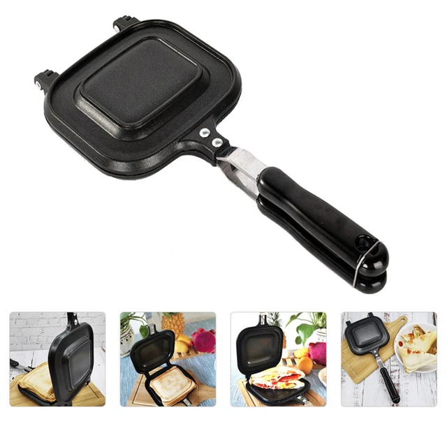 Antihaft-Tortillas Sandwich Maker Pfanne Waffel Pfannkuchen Snack Bratpfanne