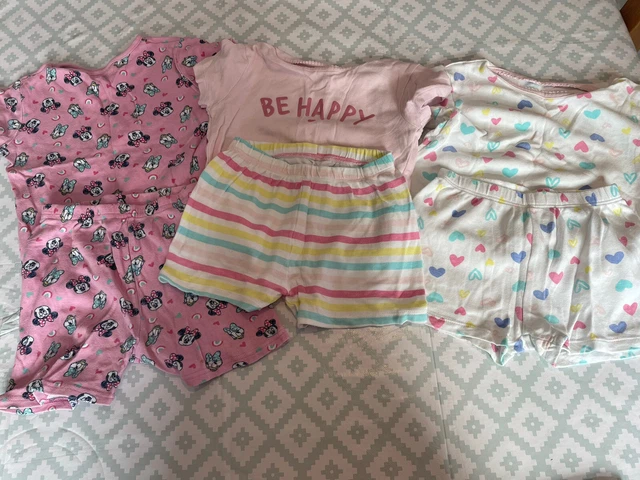 Girls summer pyjamas bundle 18-24 months