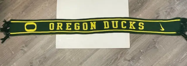 Nike Oregon Ducks Football scarf scarves 70" collegiate green yellow