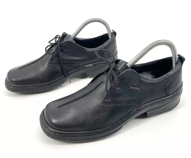 Josef Seibel womens 40/9 Trisha 182457 black genuine Leather Oxford Shoe lace up