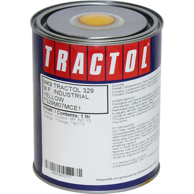 Vernice Tractol 1L Massey Ferguson giallo industriale