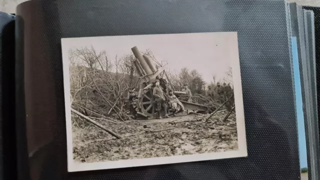 Fotos 2.WK WWII Foto Konvolut Sammlung Panzer Soldat Stellung Geschütz Feldpost