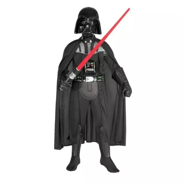 Kid's Darth Vader Costume Rubies Deluxe Fancy Dress Costume Star Wars