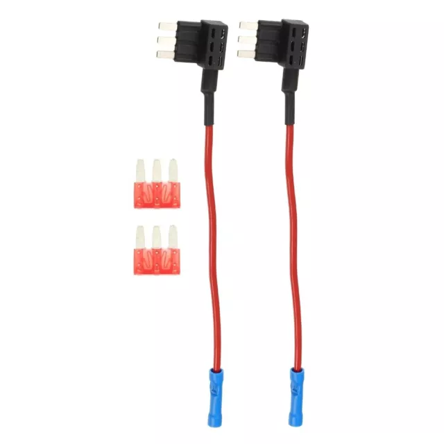 2 Styles Automotive Fuse Adapter with 2pcs 10A Blade Type Fuse  LED strips
