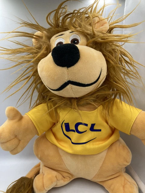 Peluche Lion LCL 30 Cm - Mascotte Tour De France Crédit Lyonnais (Occasion)