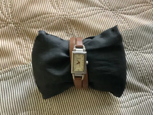 Fossil Womens  Watch Brown Leather Band