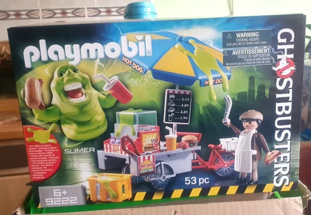 PLAYMOBIL Ghostbusters 9222 Slimer mit Hot Dog Stand NEU OVP