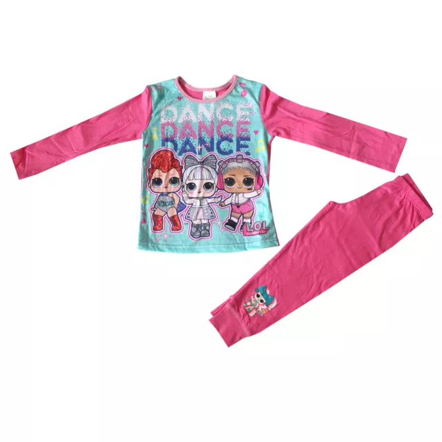 Bambole a sorpresa per ragazze con licenza LOL pigiama lungo PJS età 4-10 anni danza