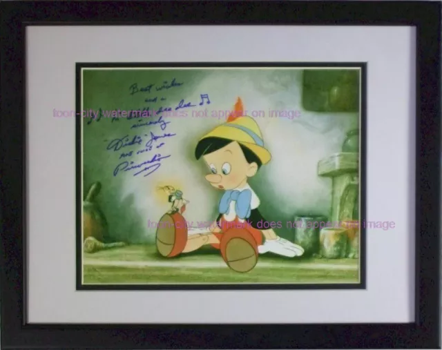 🟢 Signed Pinocchio Original voice ca 1940 Walt Disney Dickie Jones Hand signed 3