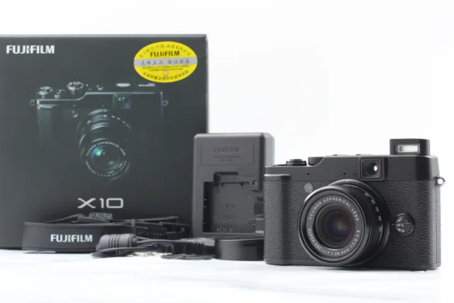 [N MINT+++ in Box] Fujifilm X Series X10 12.0MP Digital Camera Black JAPAN