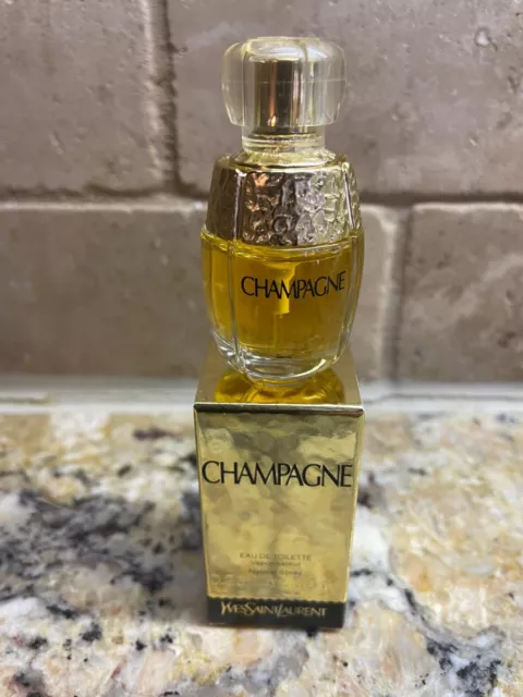 VTG Champagne by Yves Saint Laurent Eau De Toilette 7.5 ML/.26 fl. oz NEW in box