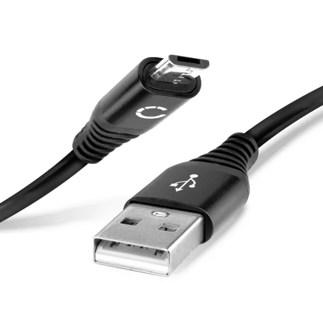 Câble USB data pour Panasonic HC-VX870 HC-VX11 HC-V770, charge 2.4A noir