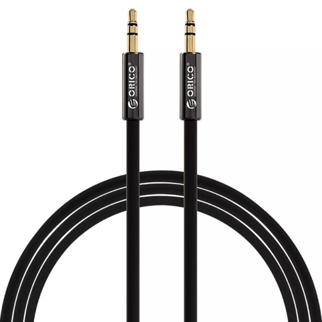 ORICO 2M 6FT Male-Male 3.5mm Stereo Audio Headphone Aux Cable Cord For MP3 Ip AU