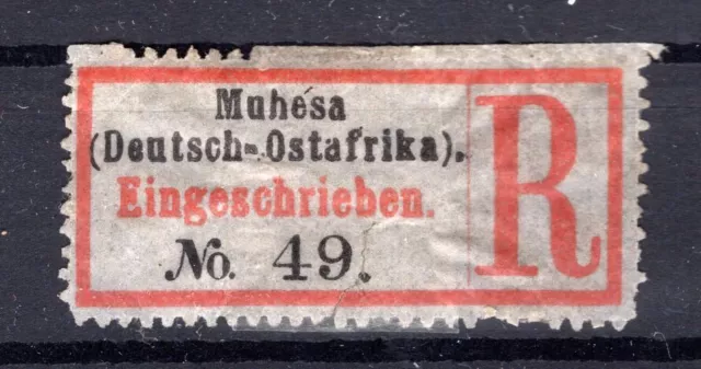 Doa Einschreibe-Zettel Muhesa (AA2895