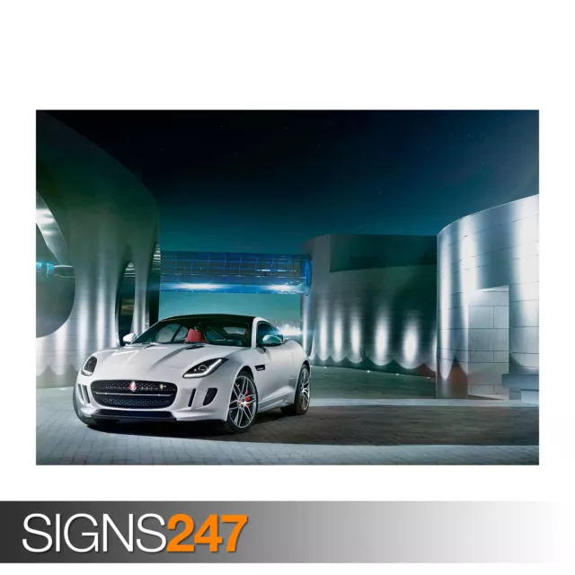 JAGUAR F TYPE R COUPE (0145) Car Poster - Photo Poster Print Art A0 A1 A2 A3 A4