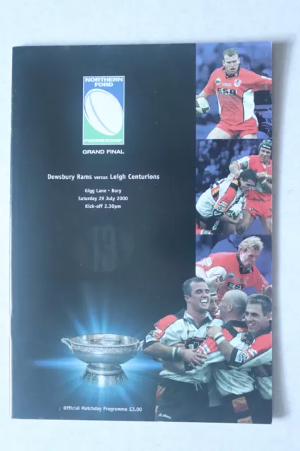Dewsbury Rams v Leigh Centurions 2000 Rugby League Premiership Grand Final Bury