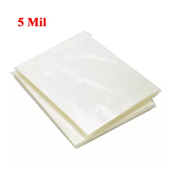 500 Pack Thermal Laminating Pouches Letter Size 9 X 11.5" Laminator Sheet 5 Mil