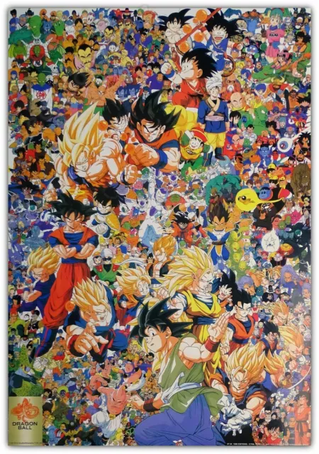 Affiche Poster Akira Toriyama Dragon Ball 1000 Editions 1989 N°24 - 68x98 cm