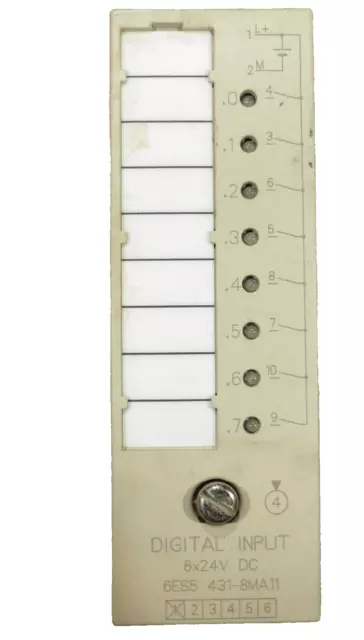 6ES5 431-8MA11 - Digital input 8x24V DC automate Siemens Simatic S5-100U