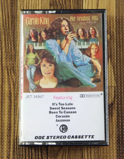Carole King Her Greatest Hits JET 34967 Cassette Tape