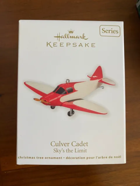 Hallmark 2011 Sky's The Limit Culver Cadet Plane Series Ornament